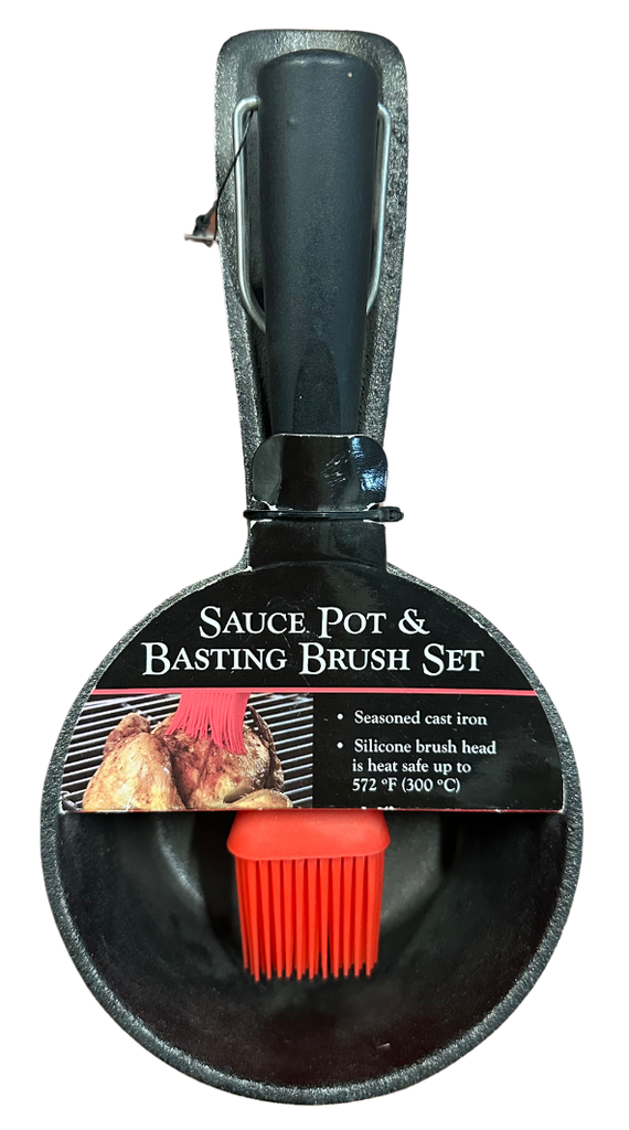 SAUCE POT AND BASTING BRUSH SET