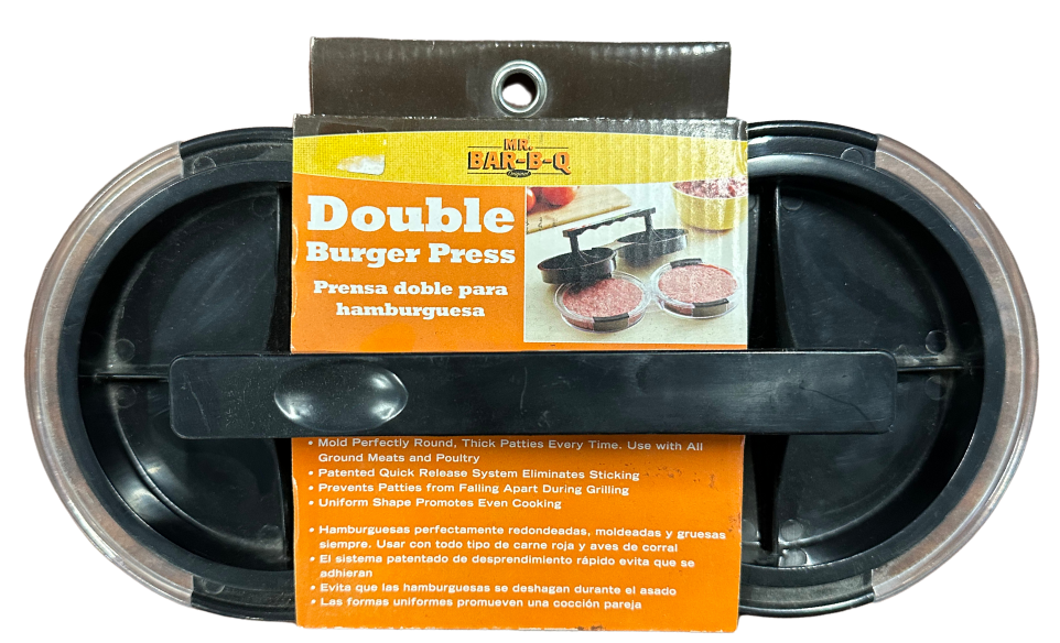 PRENSA DOBLE PARA HAMBURGUESAS